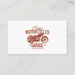 Carte De Visite garage motocycliste