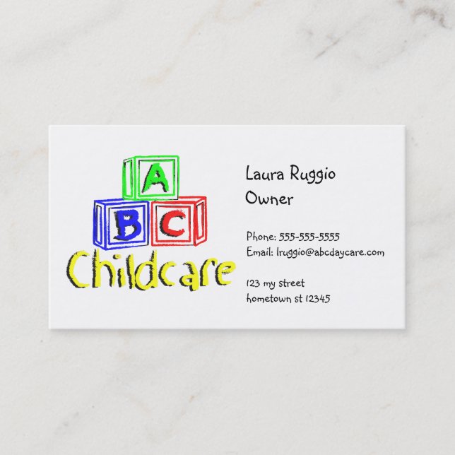 Carte De Visite garde 3 d'ABC (Devant)
