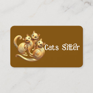 Carte De Visite Garde de chat
