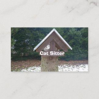 Carte De Visite Garde de chat