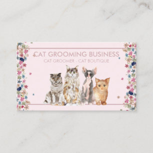 Carte De Visite Garde de chat Maison Cozy Stay