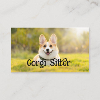 Carte De Visite garde de corgi