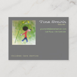 Carte de visite - Garde d'enfants