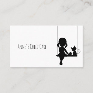 Carte De Visite Garde d'enfants Nounou
