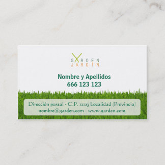 Carte de visite Garden_jardín