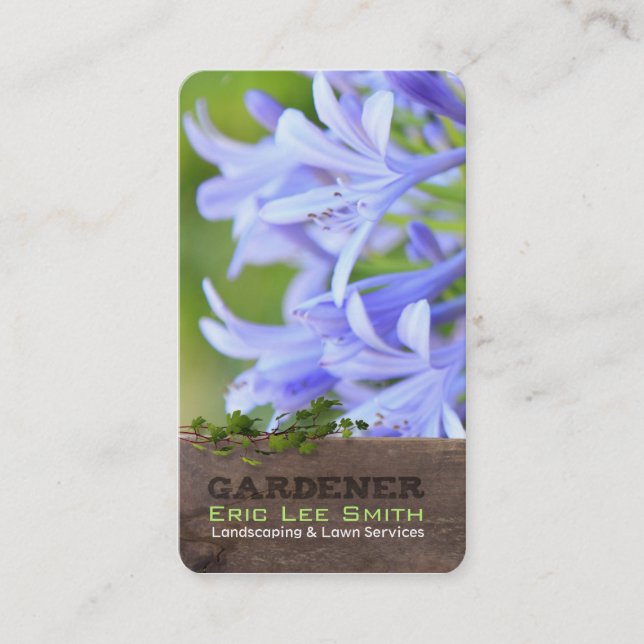 Carte De Visite Gardener (Devant)