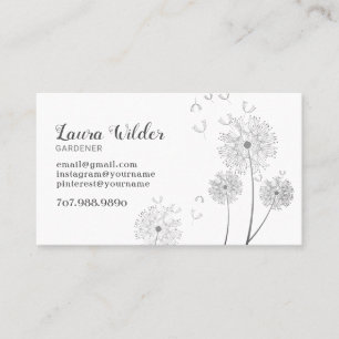 Carte De Visite Gardener