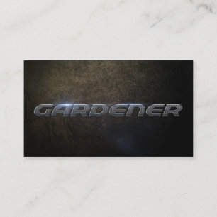 Carte De Visite Gardener business card