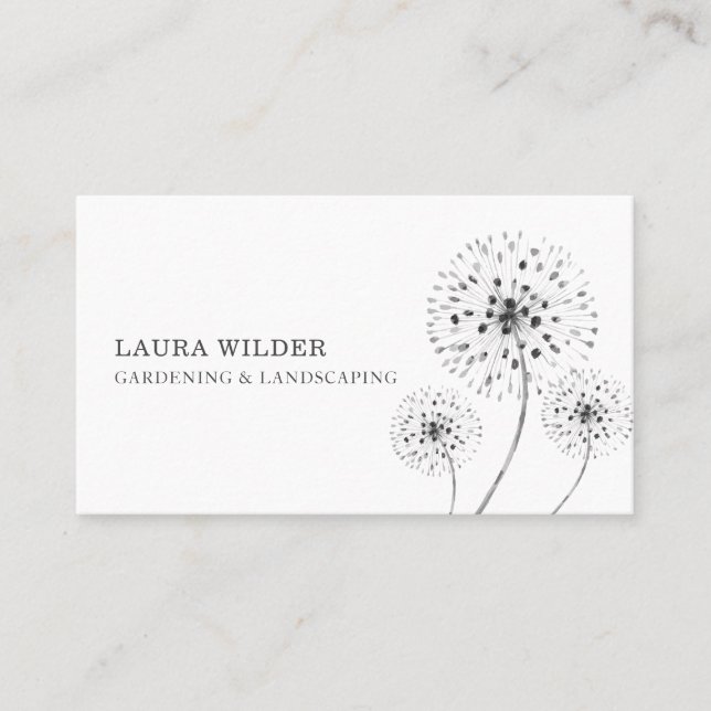 Carte de visite Gardener Landscaper (Devant)