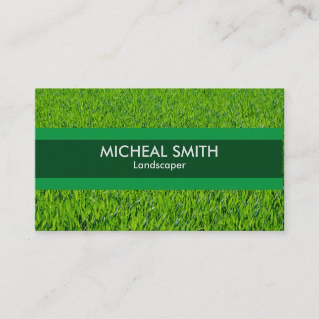 Carte De Visite Gardener paysager (Devant)