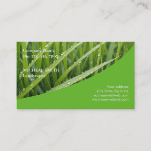 Carte De Visite Gardener paysager