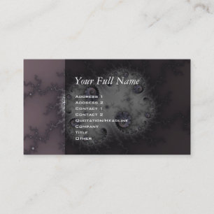 Carte De Visite Gardien de pierre - Art fractal
