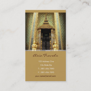 Carte De Visite Gardiens de la photo d'or de la Thaïlande de