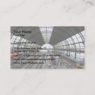 Carte De Visite Gare ferroviaire occupée