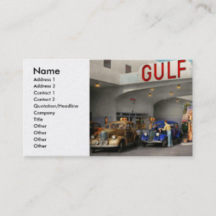 Carte De Visite Gare - Le grand voyage routier américain 1939