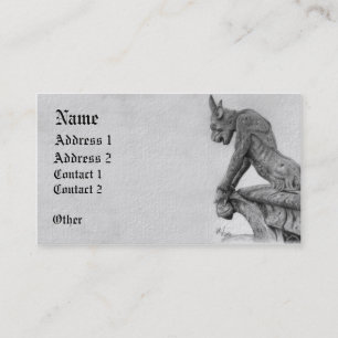 Carte De Visite Gargouille de Notre Dame
