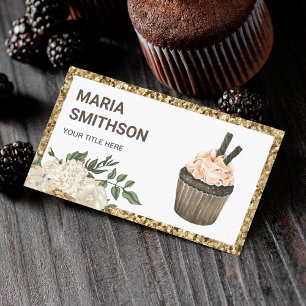Carte De Visite Gâteau au Chocolat Café Mocha Pâtisserie Boulanger