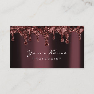 Carte De Visite Gâteau de chocolat de bronze de studio d'Epilatio