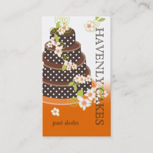 Carte De Visite Gâteau de mariage de