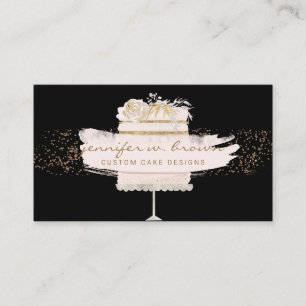 Carte De Visite Gâteau personnalisé de la fête de mariage
