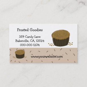 Carte De Visite Gâteaux au Chocolat