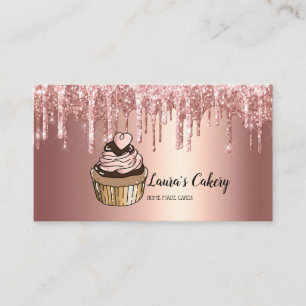 Carte De Visite Gâteaux et sucreries Cupcake Boulangerie à la tire