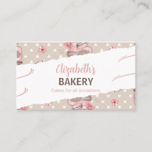 Carte De Visite Gâteaux faits maison, Boulangerie
