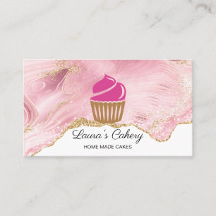 Carte De Visite Gâteaux & sucreries Cupcake Accueil Boulangerie Cu