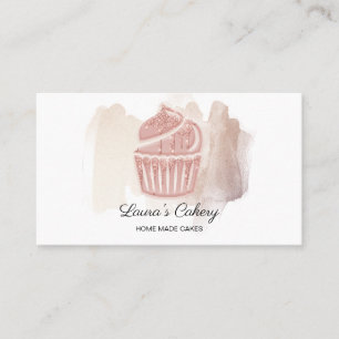 Carte De Visite Gâteaux & sucreries Cupcake Accueil Boulangerie Mi