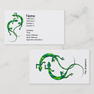 Carte De Visite Geckos