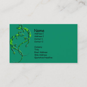 Carte De Visite Geckos
