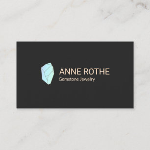 Carte De Visite Gemstone Crystal Healer et joaillier designer