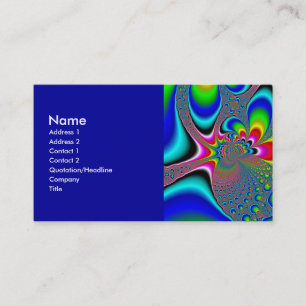Carte De Visite Générateur arc-en-ciel - Fractal