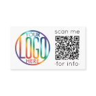 Générateur de code QR et logo minimaliste moderne 