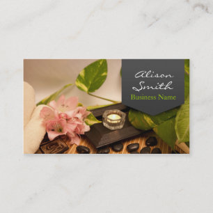 Carte De Visite Generic health/spa/massage business card