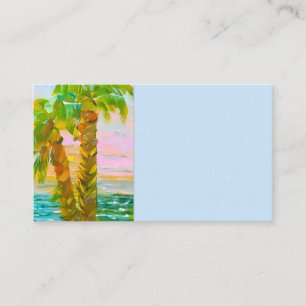 Carte de visite générique Artsy Palm tree