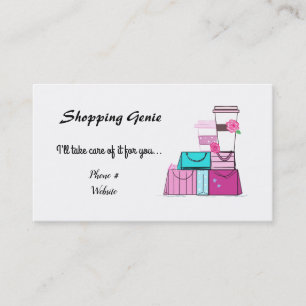 Carte De Visite Génie du shopping