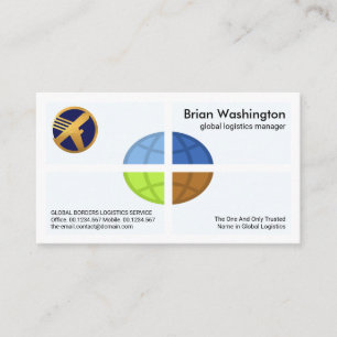 Carte De Visite Gestionnaire de comptes Creative Global Logistics