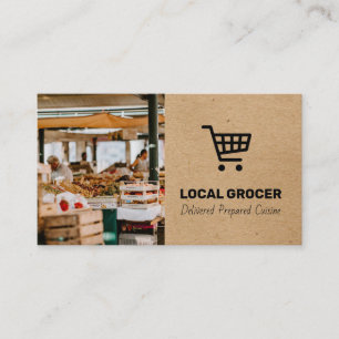 Carte De Visite Gestionnaire de magasin Livraison alimentaire