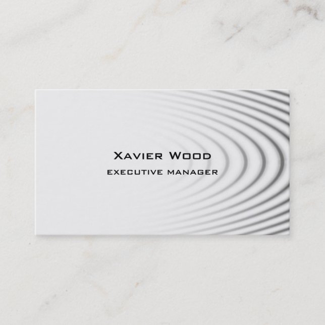 Carte De Visite Gestionnaire professionnel élégant et moderne tend (Devant)
