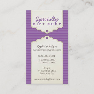 CARTE DE VISITE : : gifttag à la mode P2