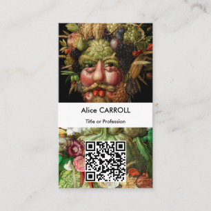 Carte De Visite Giuseppe Arcimboldo - Vertumnus - QR Code