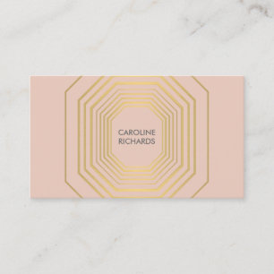 Carte De Visite Glam Deco Bijoux Design Mode Boutique Pêche