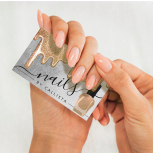 Carte De Visite Glam Gold Silver Épais Parties scintillant Drives 