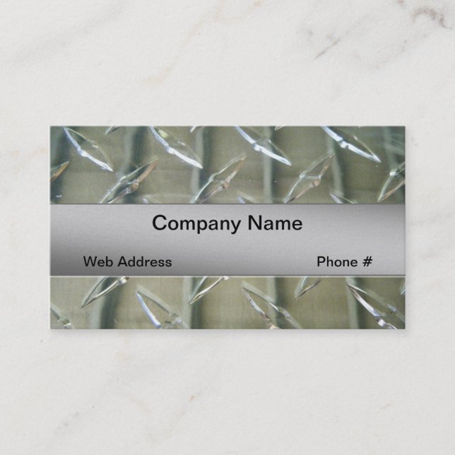 Carte de visite Glass Company (Devant)