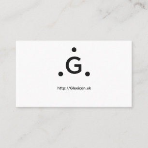 Carte De Visite Glexicon Royaume-Uni