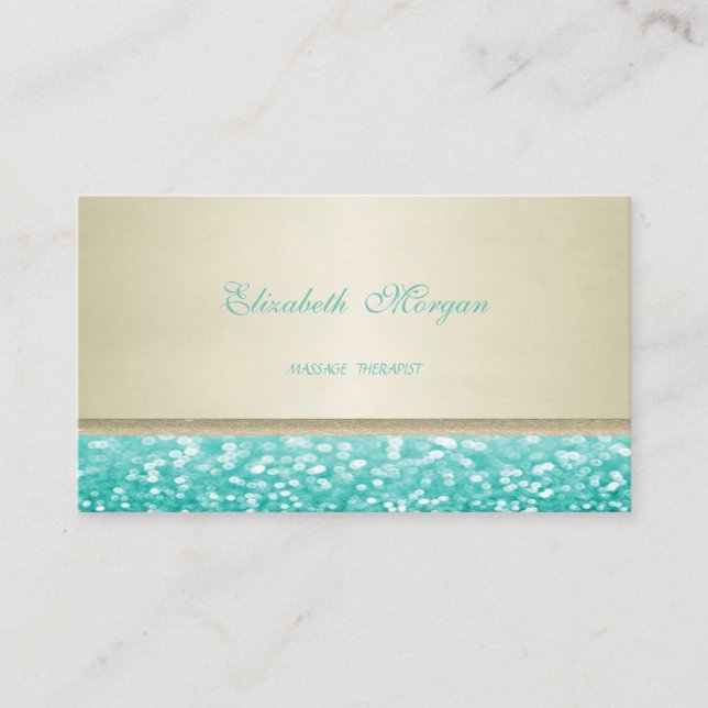 Carte De Visite Glitterie élégante professionnelle (Devant)