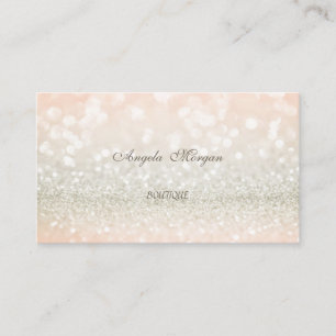 Carte De Visite Glitterie élégante professionnelle