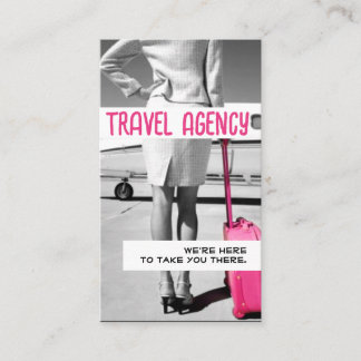 Carte De Visite Global Travel Agency Agent Business Card