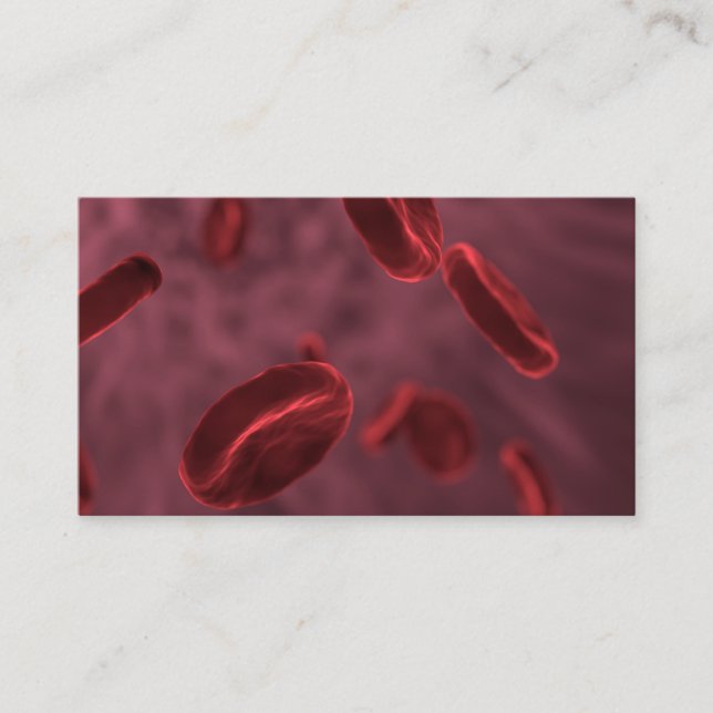 Carte De Visite Globules rouges (Devant)